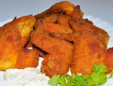 Фото меню ресторана Сказка Востока - горячие закуски КРЫЛЬЯ ОСТРЫЕ В КЛЯРЕ