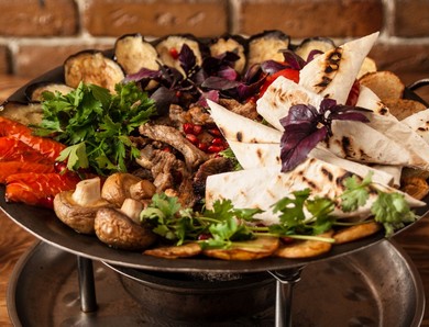 Фото меню ресторана Сказка Востока - второе блюдо САДЖ-КЕБАБ