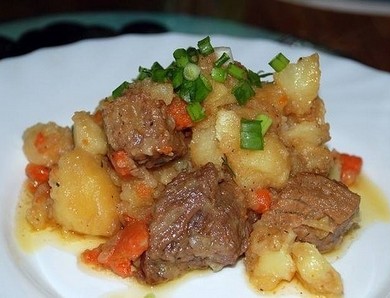 Фото меню ресторана Сказка Востока - второе блюдо ЖАРКОЕ ПО-ДОМАШНЕМУ ПО-БАРСКИ