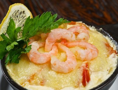 Фото меню ресторана Сказка Востока - горячие закуски ЖЮЛЬЕН С КРЕВЕТКАМИ 